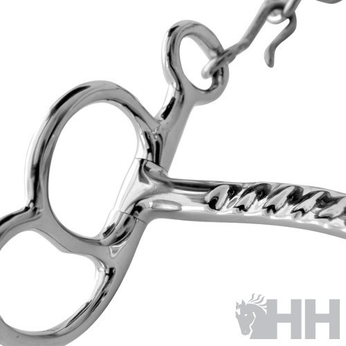 Bocado sefton barcelona 2 anillas con embocadura arco 2