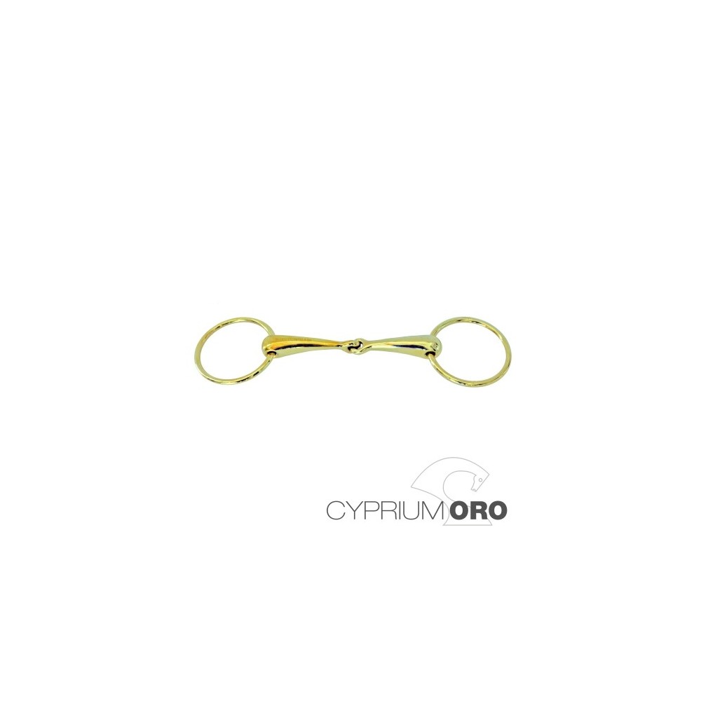 Filete sefton cyprium oro anilla embocadura maciza grosor 18 mm