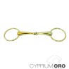 Filete sefton cyprium oro anilla embocadura maciza grosor 18 mm