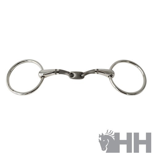 Filete sefton anilla embocadura mate partida doble curva grosor 14 mm