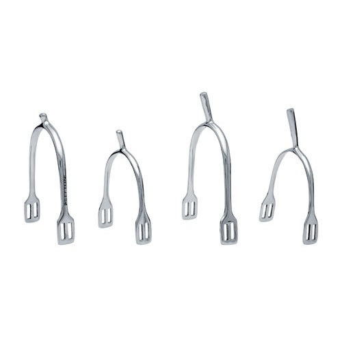 Espuela inglesa sefton mujer punta recta inoxidable sin ruleta (par)