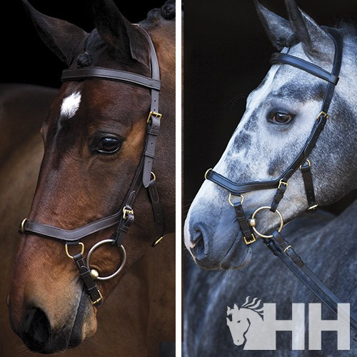 Cabezada inglesa rambo micklem multibridle original (sin riendas)
