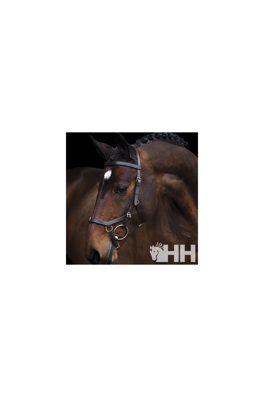 Cabezada inglesa rambo micklem multibridle original (sin riendas)