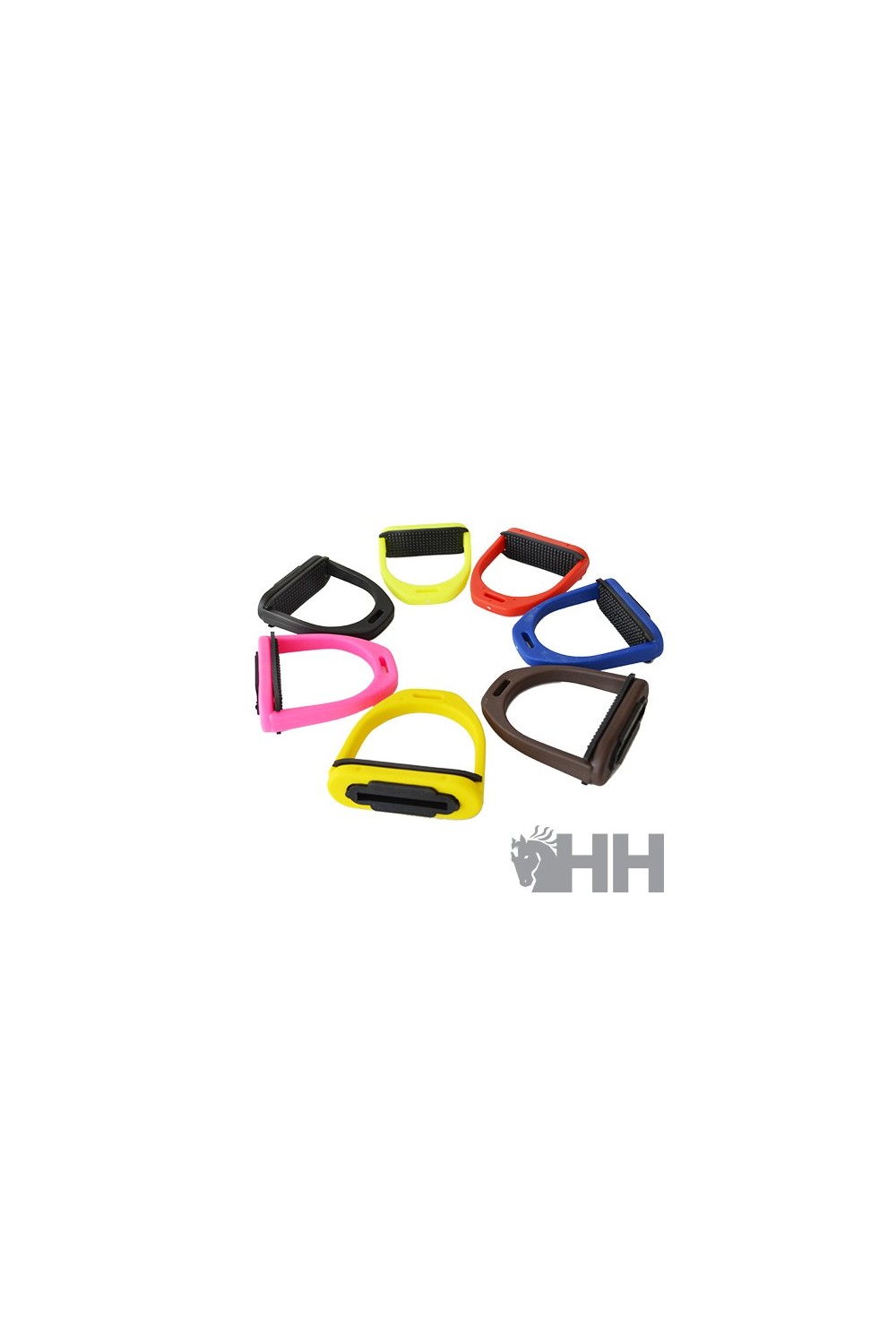 Estribo ingles hh de fibra (par)