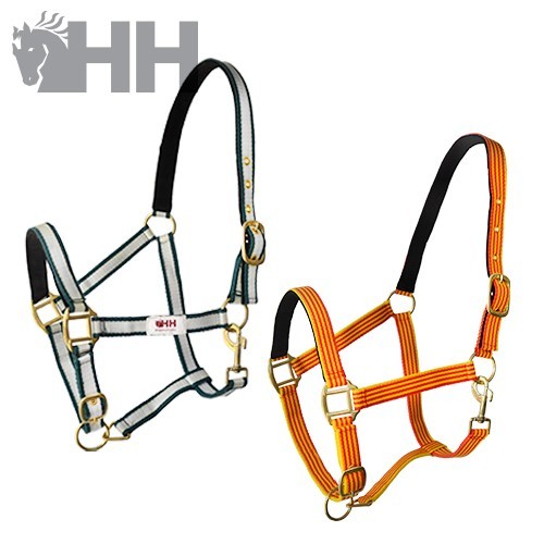 Cabezada cuadra hh nylon doble con mosqueton