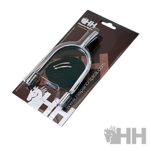 Espuela inglesa hh niño punta recta cromada sin ruleta (par) 2