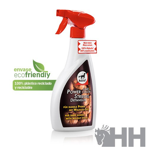 Acondicionador pelo leovet power para caballos de capa oscura