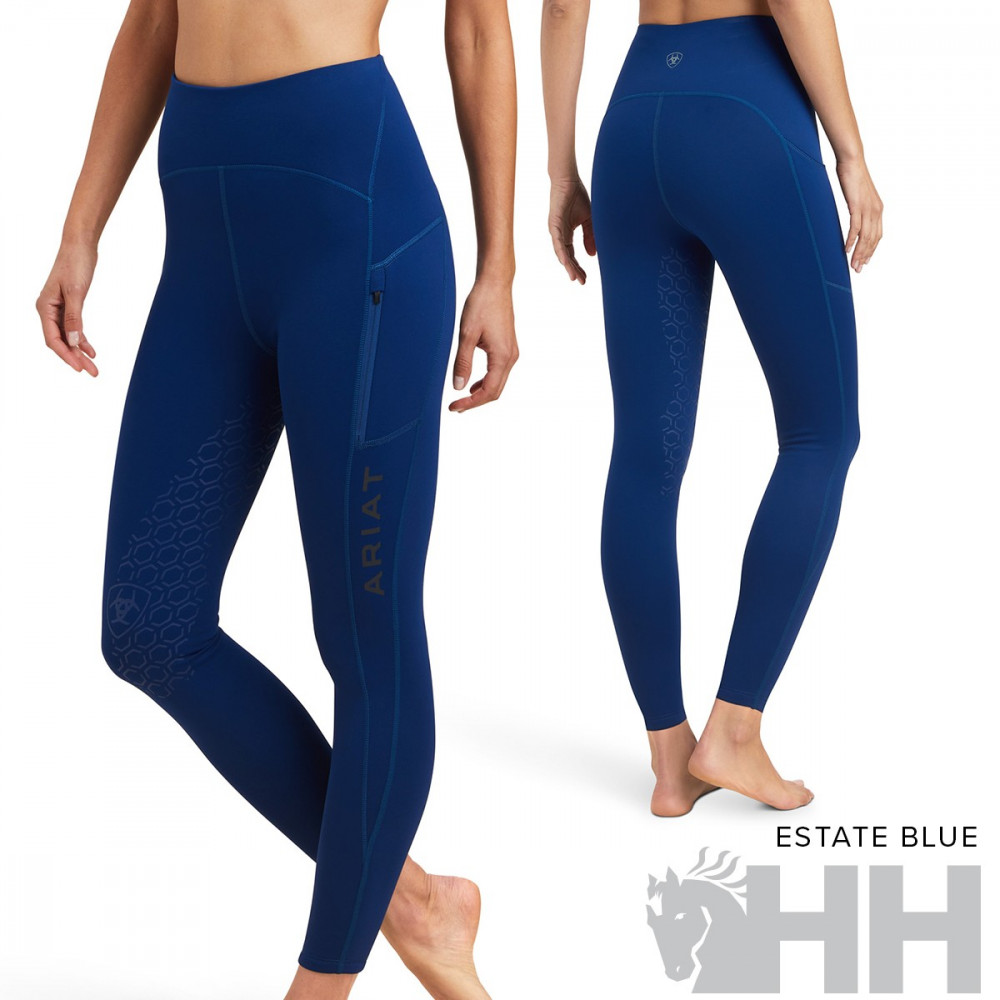 Mallas equitacion ariat venture thermal half grip mujer