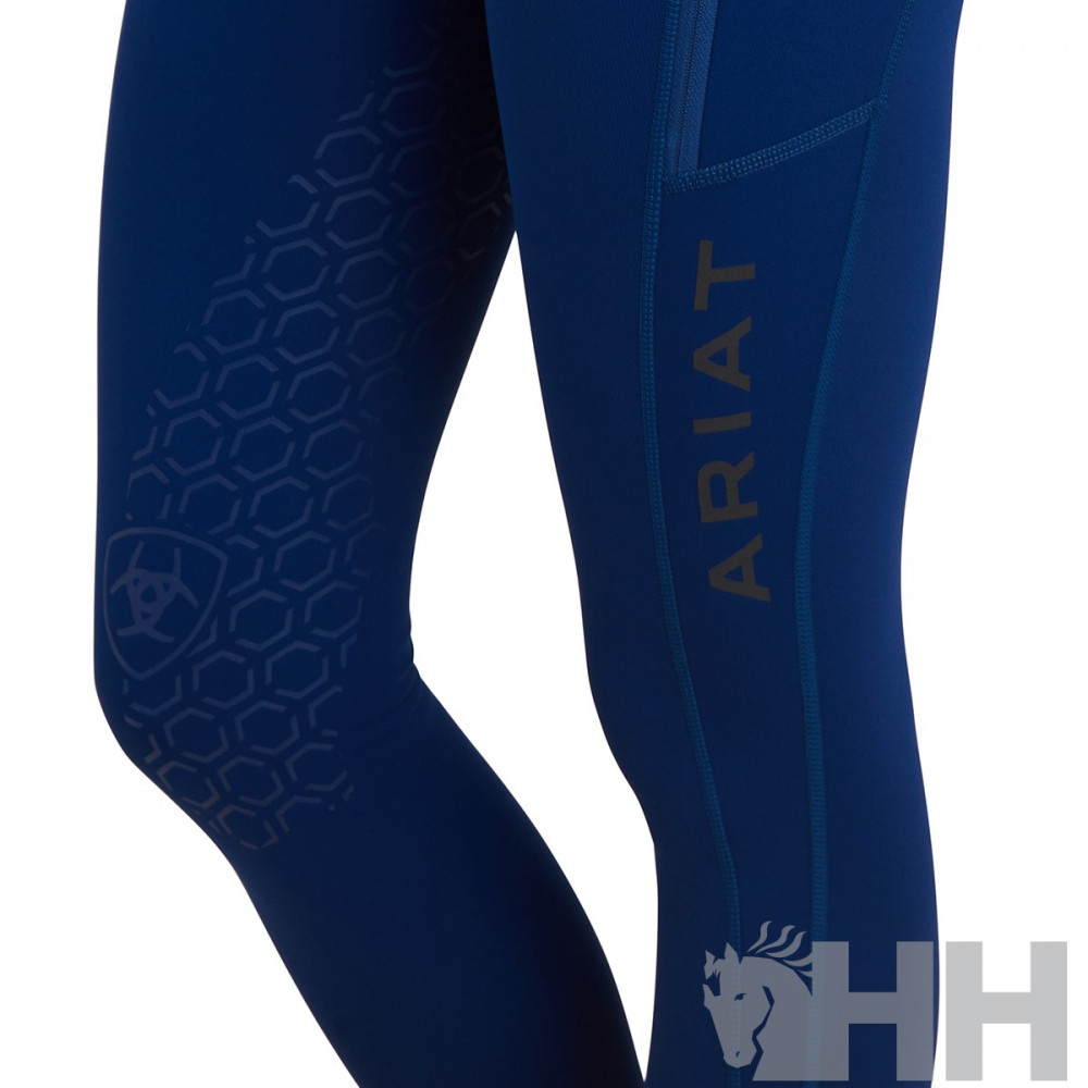 Mallas equitacion ariat venture thermal half grip mujer