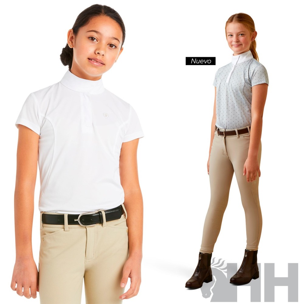 Polo concurso ariat aptos manga corta niña