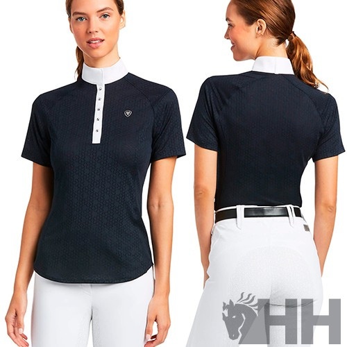 Polo concurso ariat showstopper 2.0 manga corta mujer