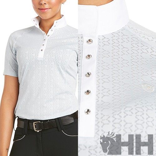 Polo concurso ariat showstopper 2.0 manga corta mujer 2