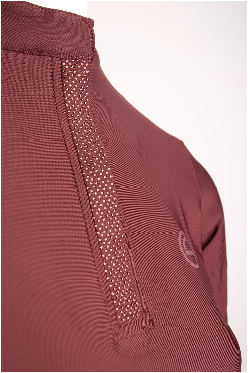 POLO GRANATE PEQUEÑOS CRISTALES MONTAR