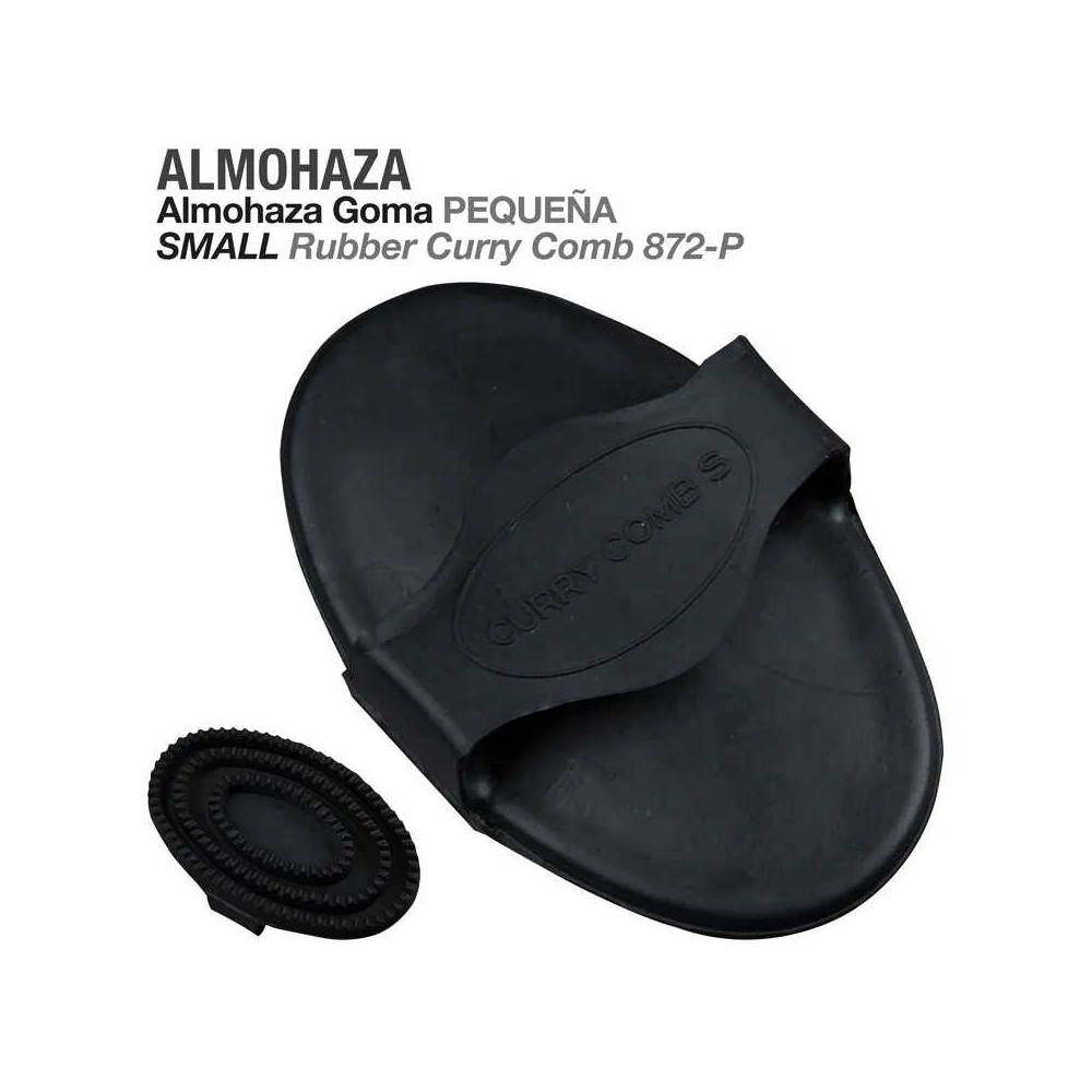 Almohaza goma pequeña negro 872-p