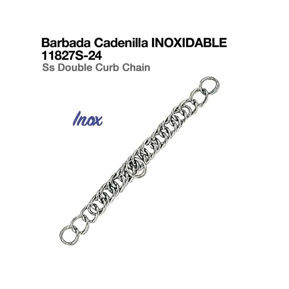 Barbada cadenilla inoxidable 11827s-24