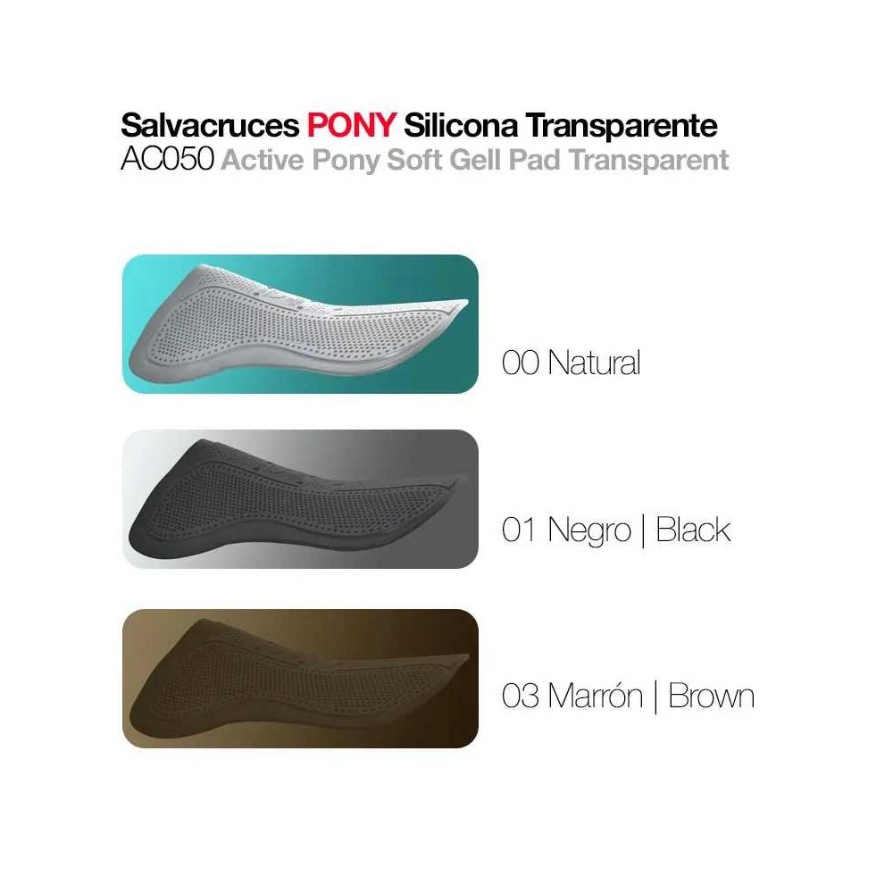 Salvacruces pony silicona ac050