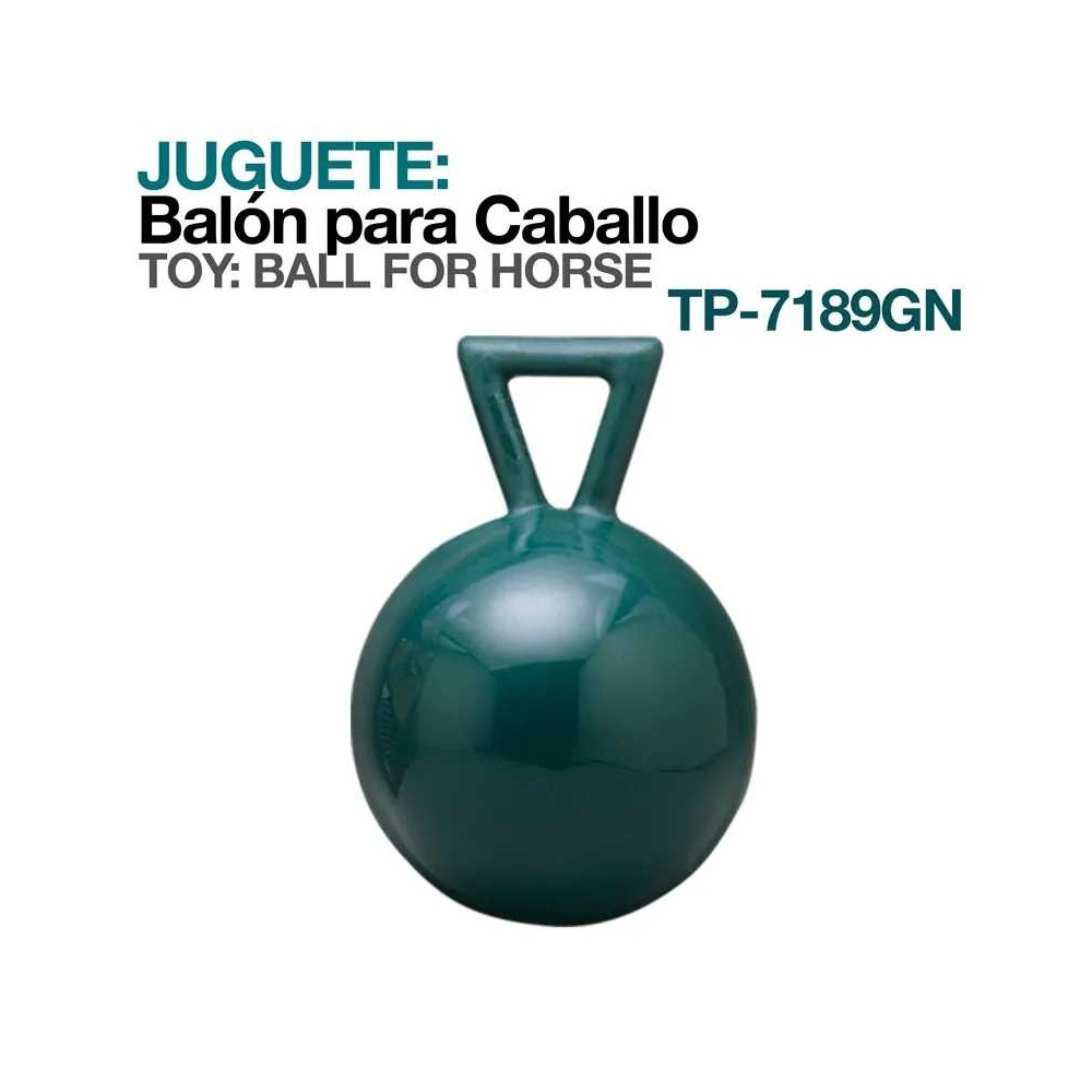 Juguete:balón para caballo tp-7189gn