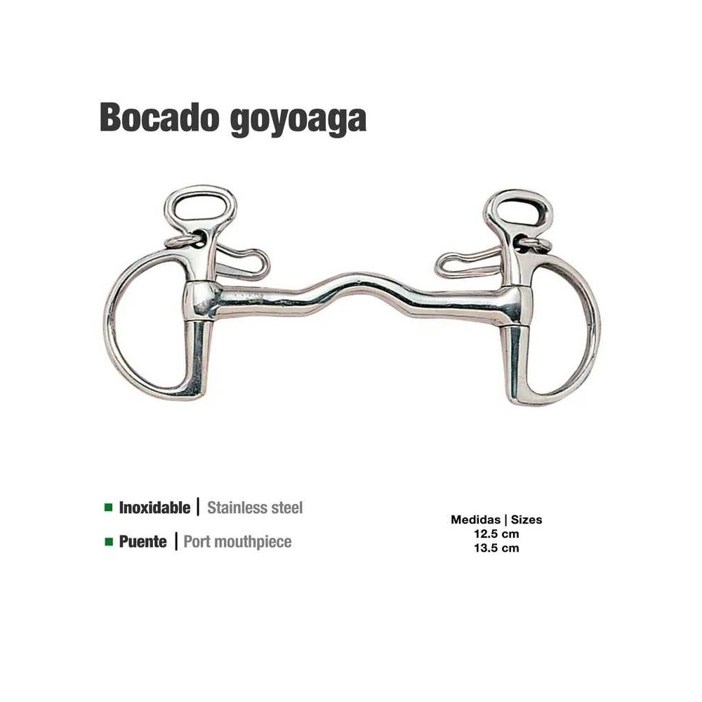 Bocado goyoaga puente inox 21102