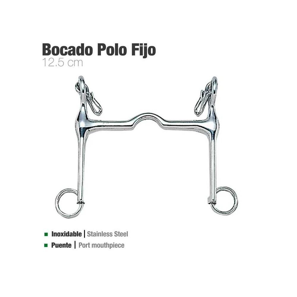 Bocado polo fijo inox 212521