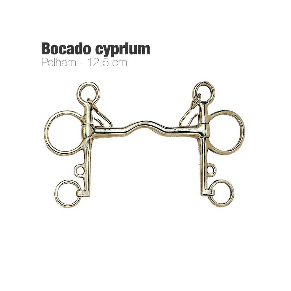 Bocado cyprium pelham 21250cy 12.5cm