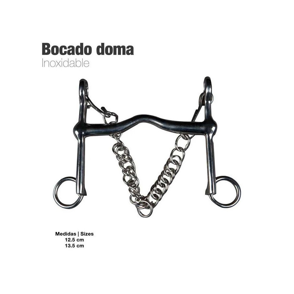 Bocado doma inox económico 218524mi