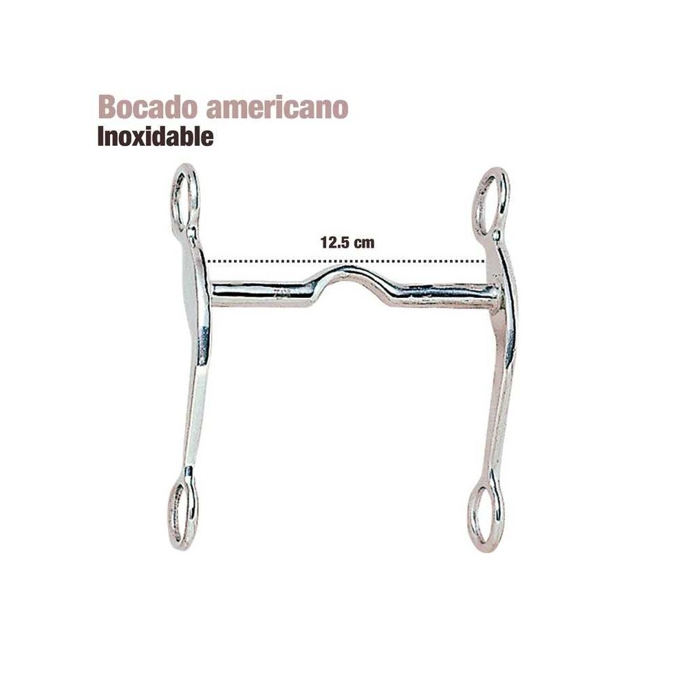 Bocado americano inox 255291 12.5cm