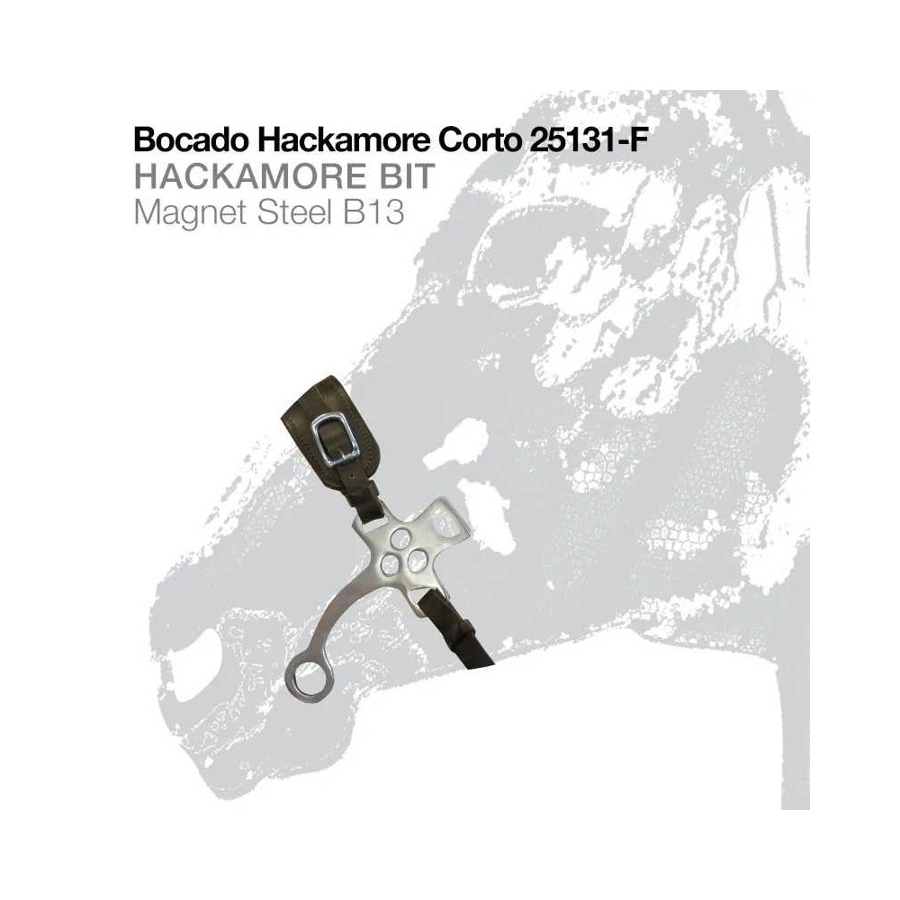 Bocado hackamore corto 25131-f