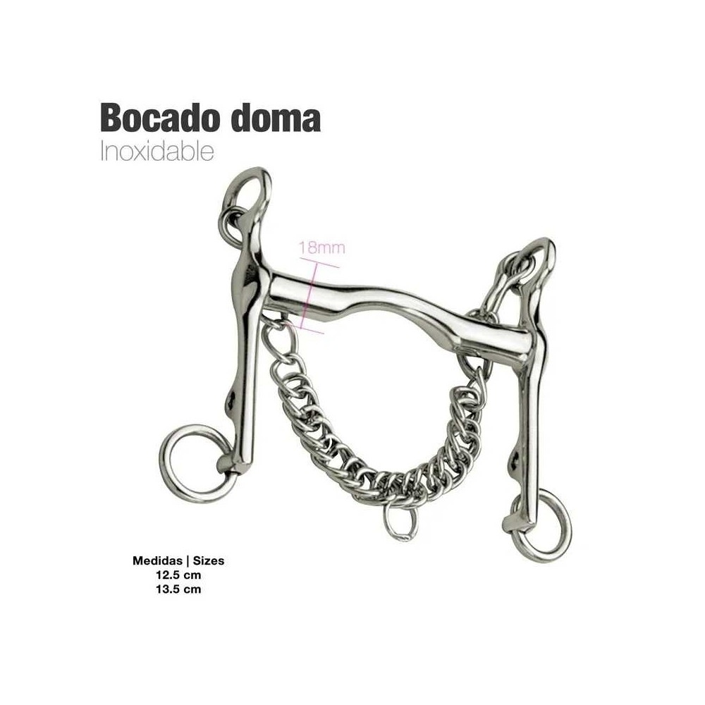 Bocado doma inox 21259