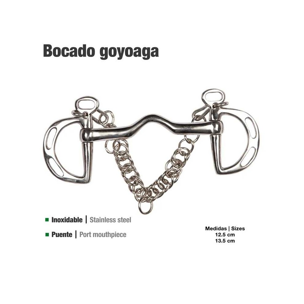 Bocado goyoaga puente económico inox