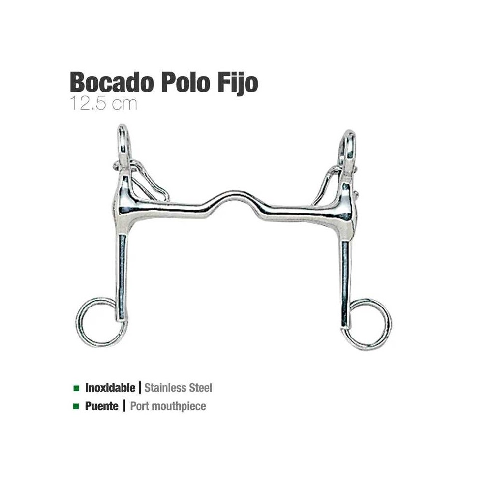 Bocado polo fijo inox 212521-50x46 12.5cm