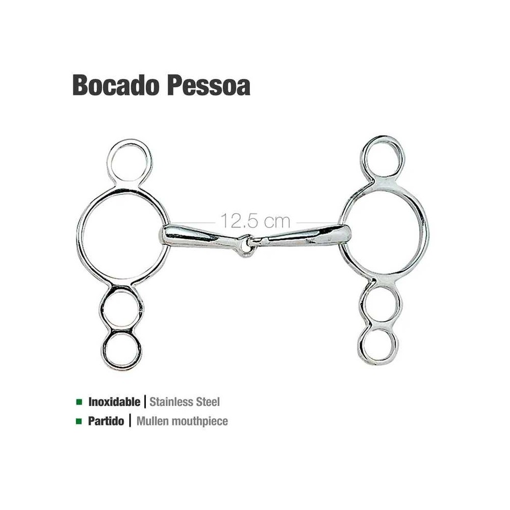 Bocado pessoa inox económico 21826 12.5cm