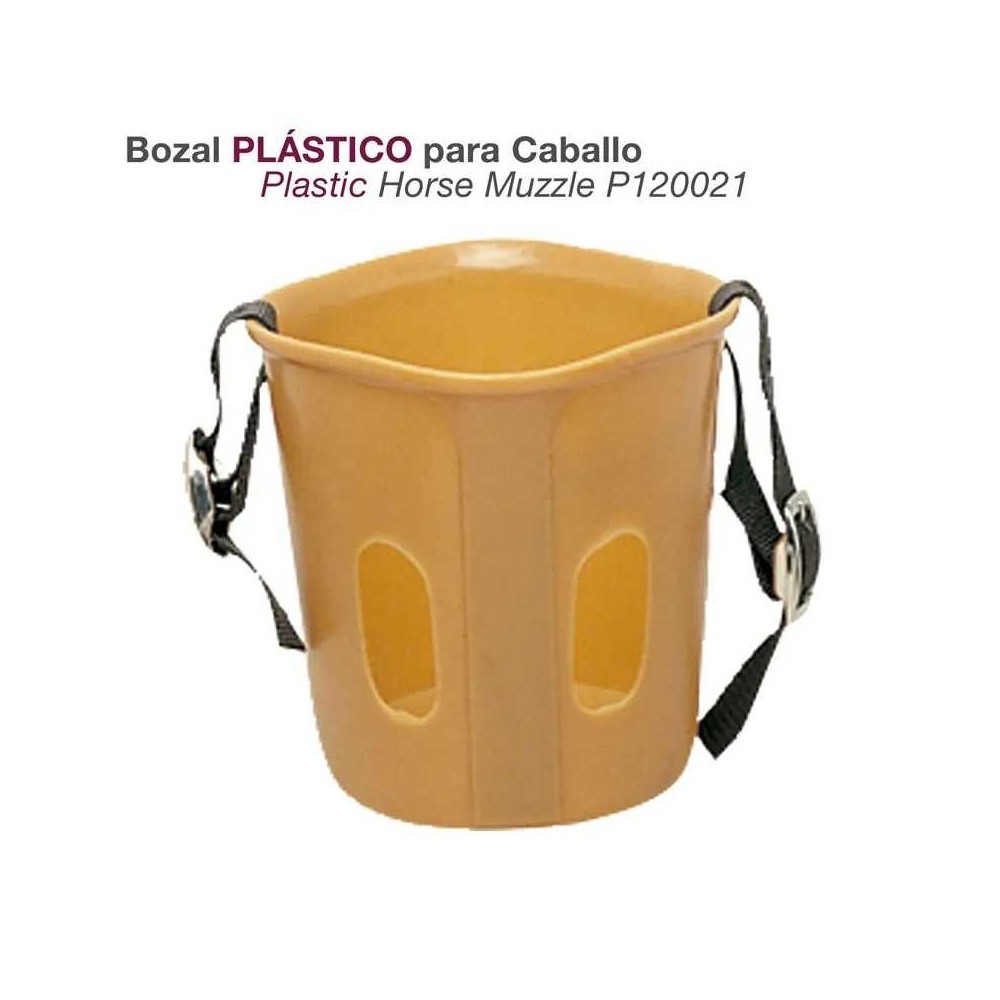 Bozal plástico para caballo p120021