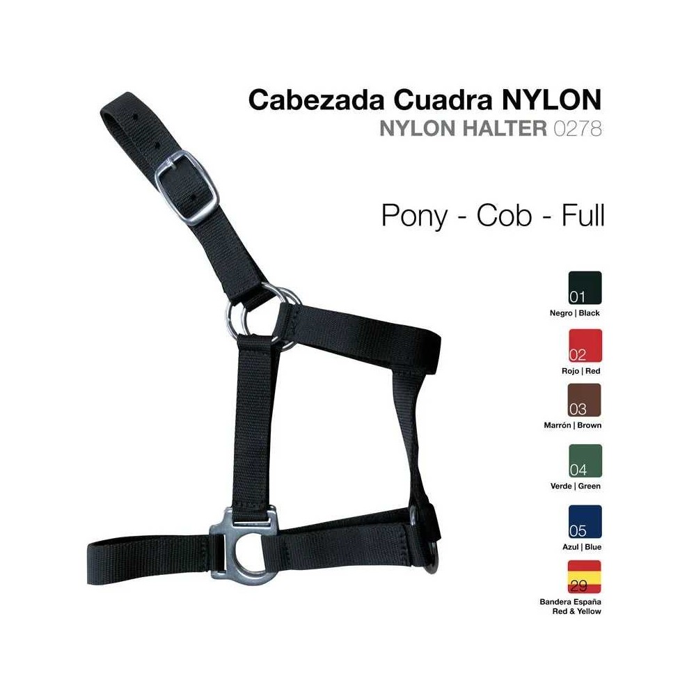 Cabezada cuadra nylon 0278