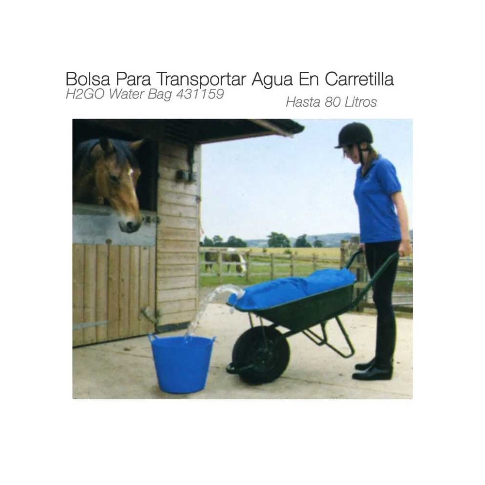 Bolsa para transportar agua (80l.) en carretilla