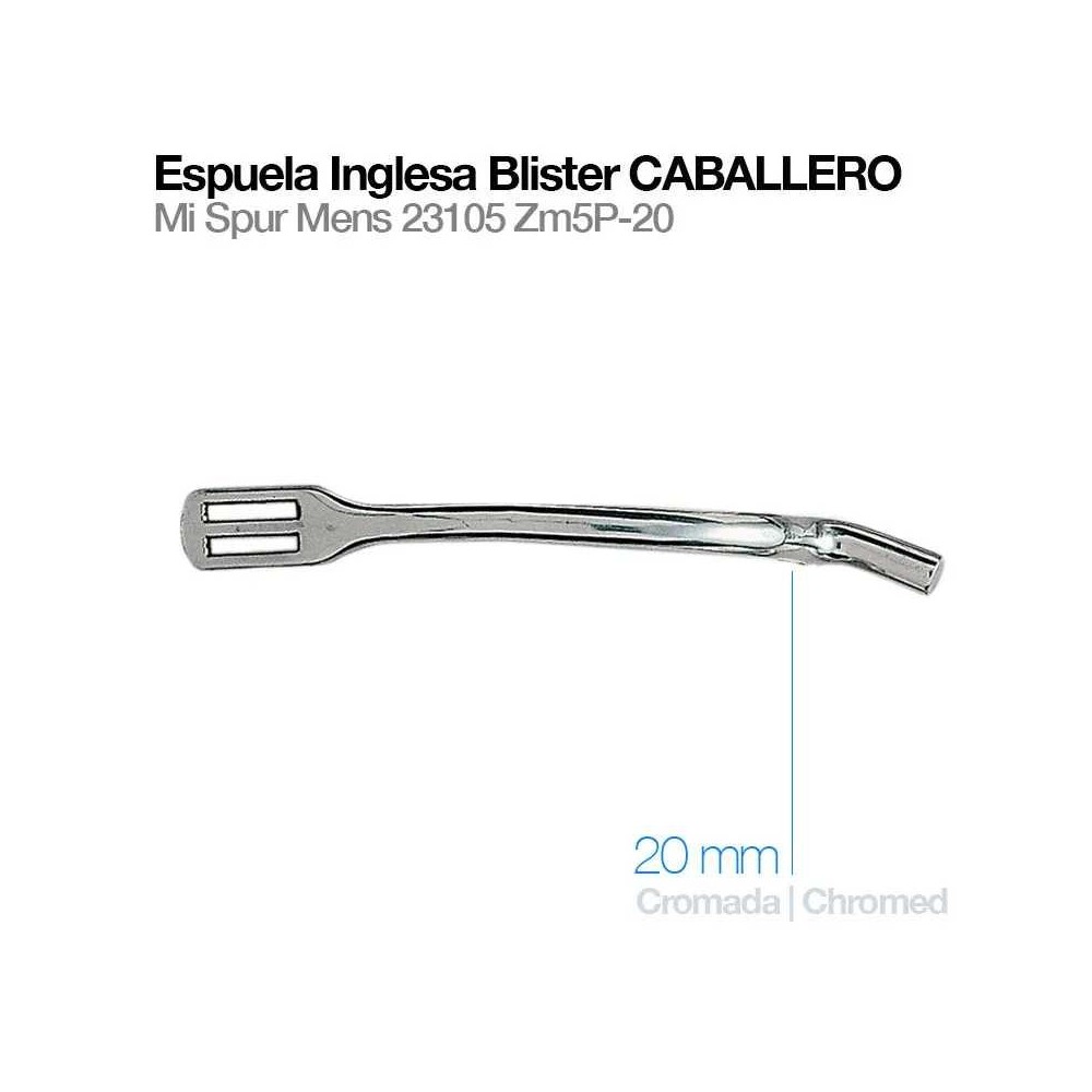 Espuela inglesa blister caballero 23105-zm5p-20