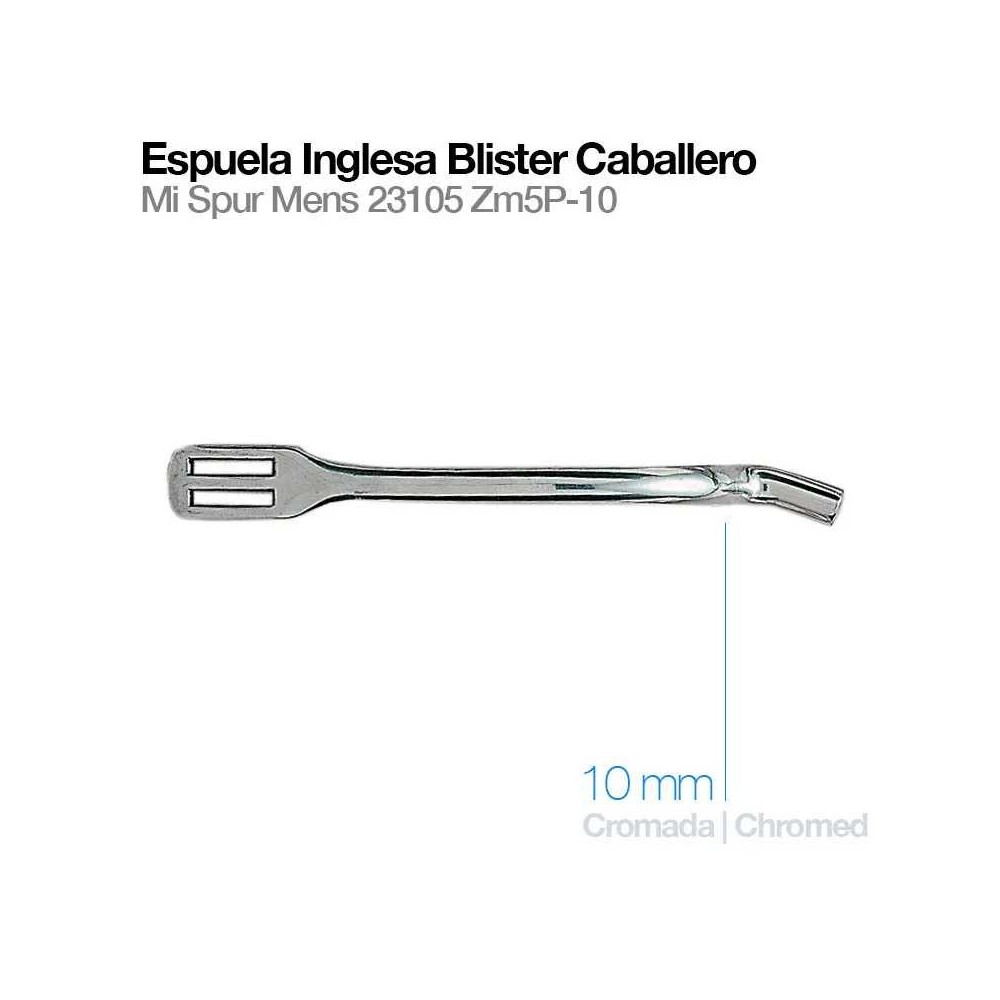 Espuela inglesa blister caballero 23105-zm5p-10