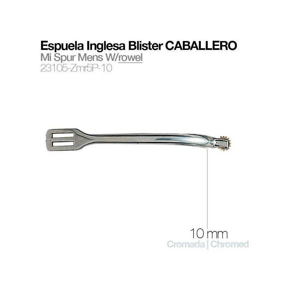 Espuela inglesa blister caballero 23105-zmr5p-10