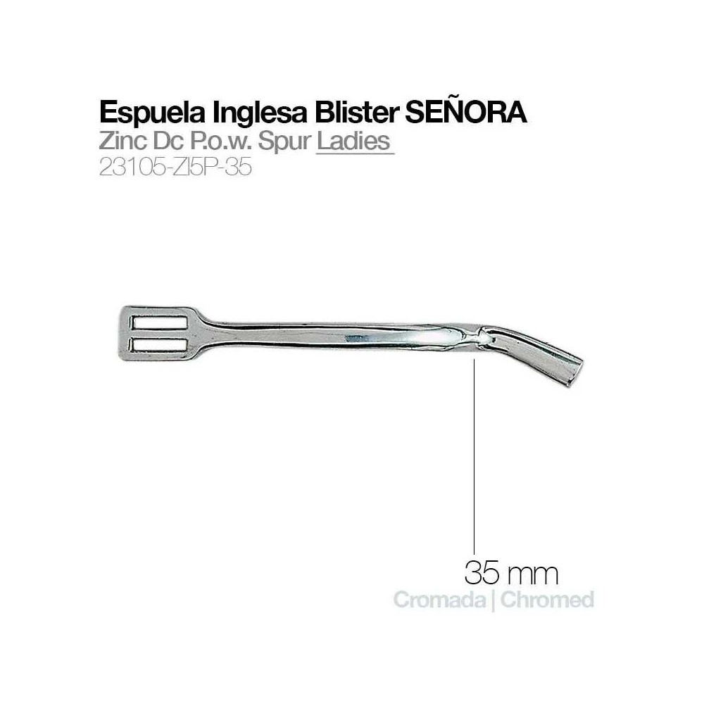 Espuela inglesa blister señora 23105-zl5p-35