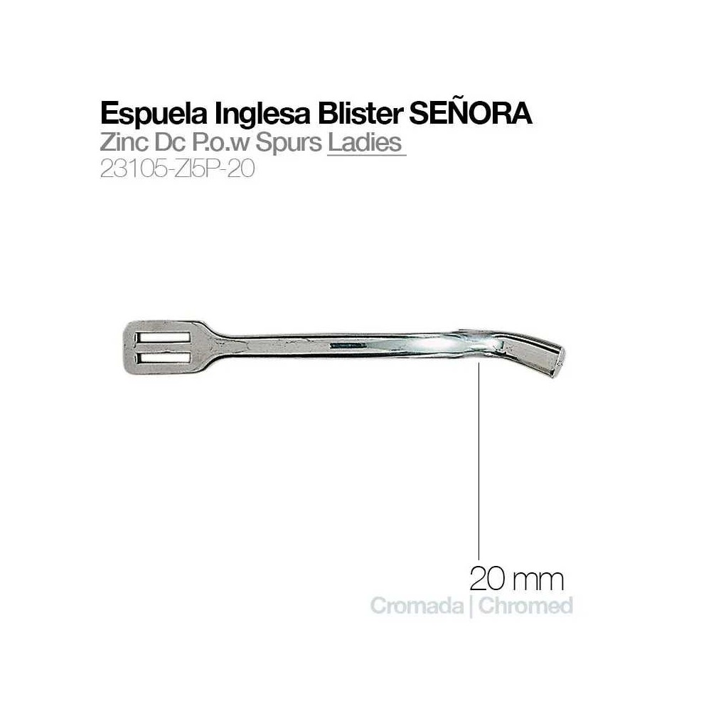 Espuela inglesa blister señora 23105-zl5p-20