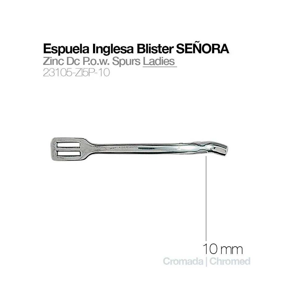 Espuela inglesa blister señora 23105-zl5p-10