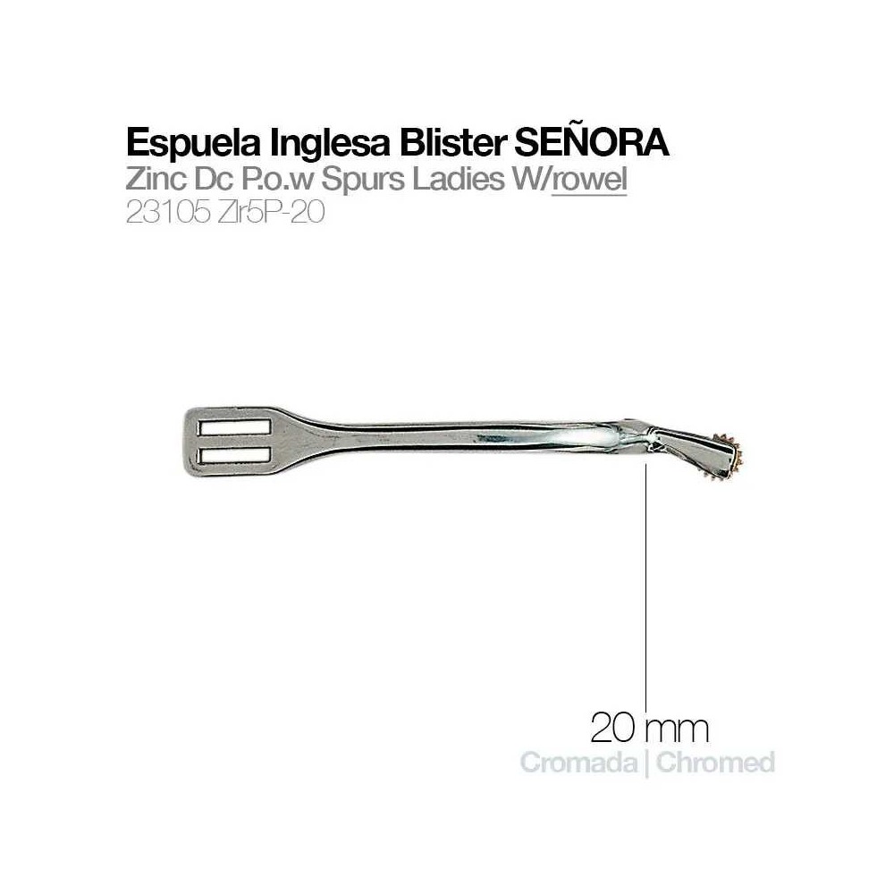 Espuela inglesa blister señora 23105-zlr5p-20