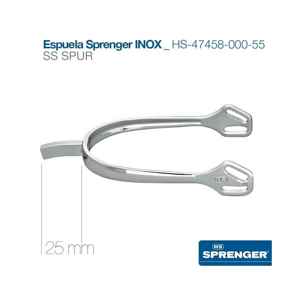 Espuela sprenger inox hs-47458-000-55