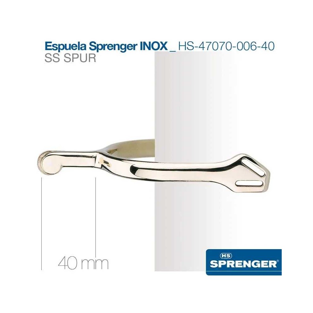 Espuela sprenger inox hs-47070-006-40