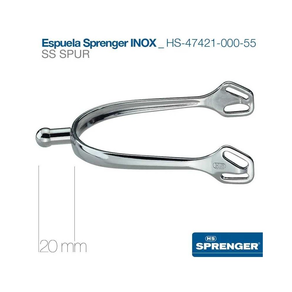 Espuela sprenger inox hs-47421-000-55