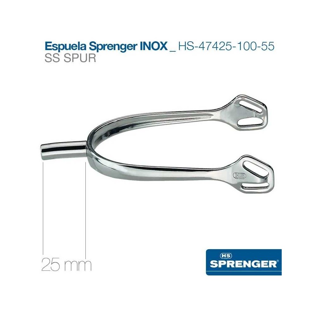 Espuela sprenger inox hs-47425-100-55