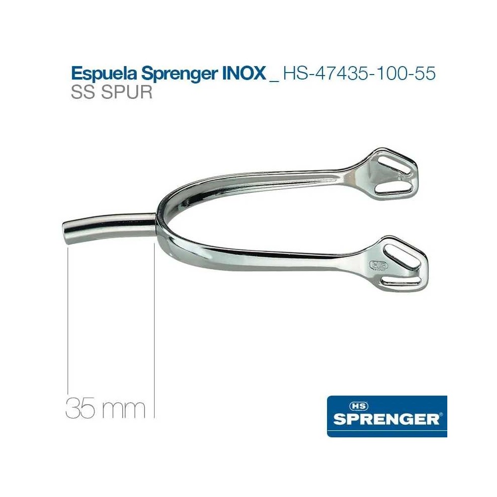 Espuela sprenger inox hs-47435-100-55