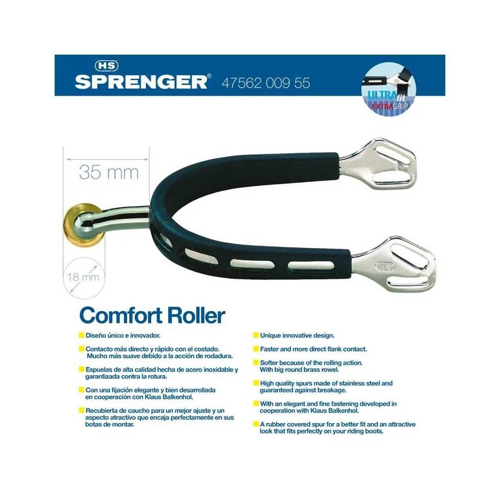 Espuela sprenger inox hs-47562-009-55