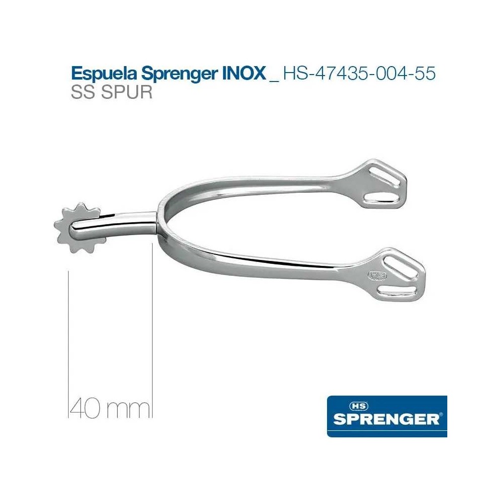 Espuela sprenger inox hs-47435-004-55