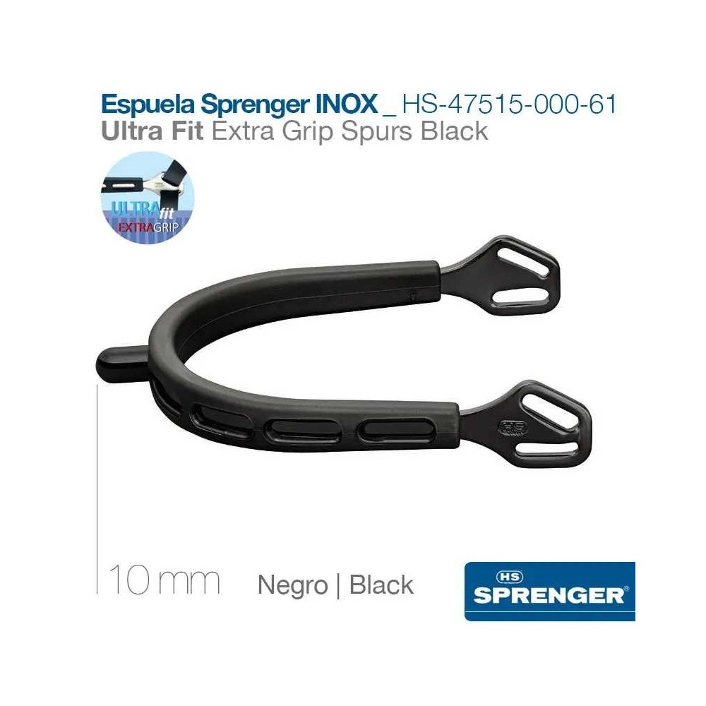 Espuela sprenger negro hs-47515-000-61