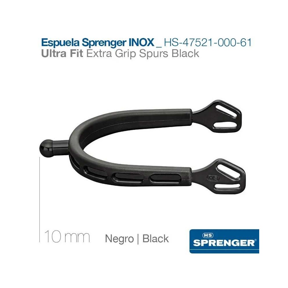 Espuela sprenger negro hs-47521-000-61